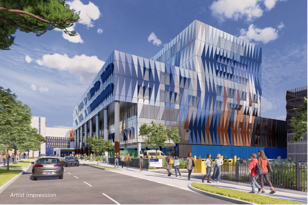 Artist impression of the Monash Medical Centre Tower Expansion