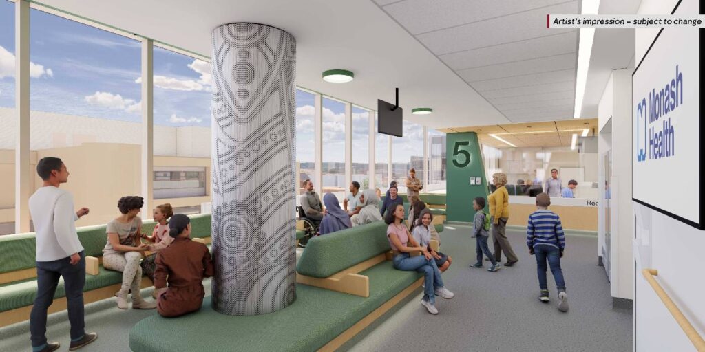 MMCTEP - Waiting and reception - Artist impression